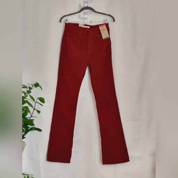 LEVI'S 725 High Rise Bootcut Corduroy Pants NEW - Picture 4 of 11